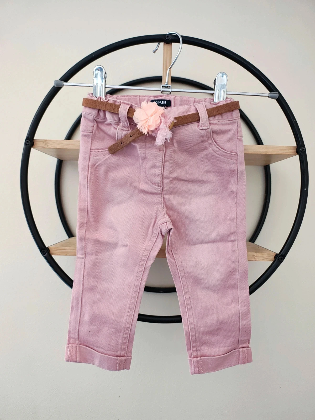 9 mois pantalon avec ceinture kiabi